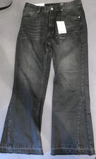 Zara Flared Jeans Schwarz In Gr.44