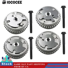 4x Camshafts VVT Cam Phaser Set For Buick Cadillac CTS 3.0L/3.6L EQUINOX CTS SRX