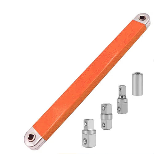 3/8" Offset Extension Wrench 15" Impact Ready Socket Tool Set with Adapters New - Picture 13 of 15