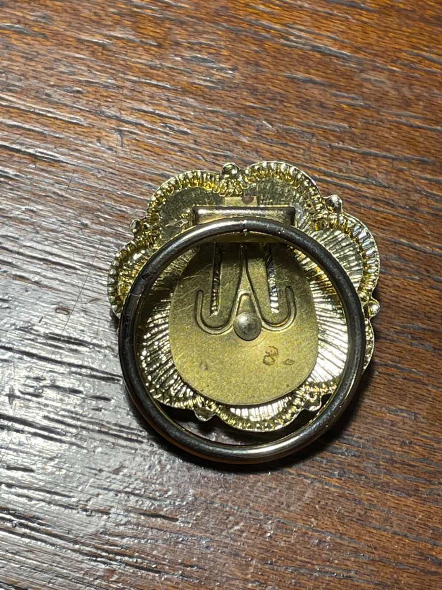 Broche Ancienne Dorée - Bijou Vintage Occasion - Belle Pièce à Collectionner