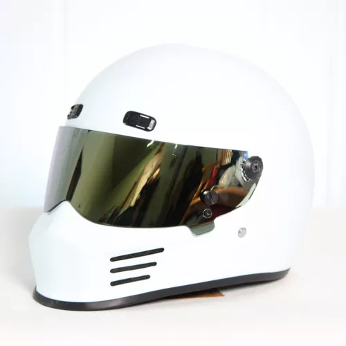 DOT Approved Fiberglass Motorcycle Helmet Full Face Racing Motorbike Helmets - Bild 8 von 9