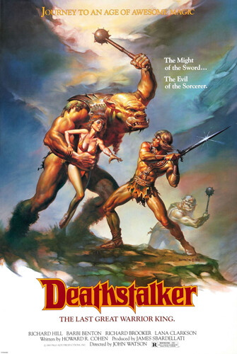 Filmplakat DEATH STALKER ""Der letzte große Kriegerkönig"" Abenteuer 20x30 - Bild 1 von 1