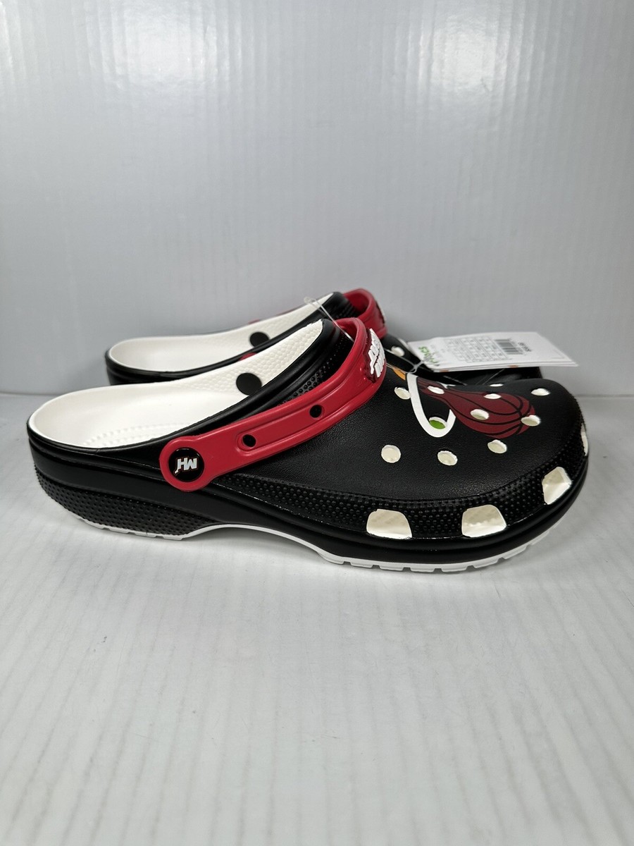 Crocs NBA Miami Heat Classic Clogs Mens Size 10 208861-001  display picture 2