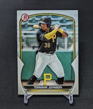 Termarr Johnson Prospect Rookie Card 2023 Bowman Base #BP-88 Pittsburgh Pirates 