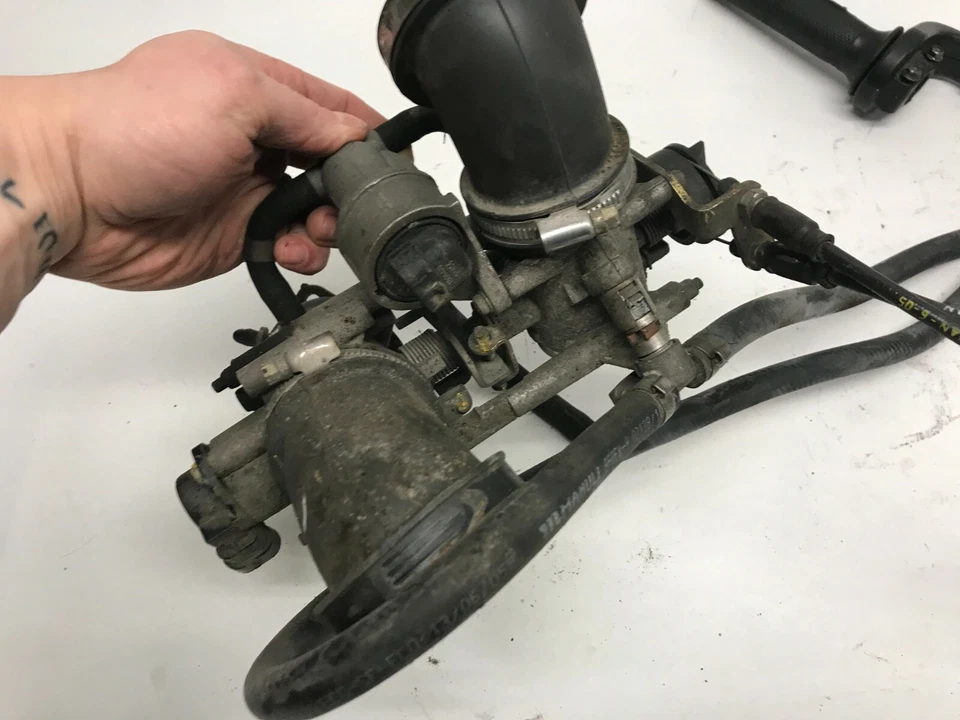 2006  Ducati MultiStrada 1000s 1000DS Throttle Bodies w/ Throttle & Cables MTS - Image 3 of 4