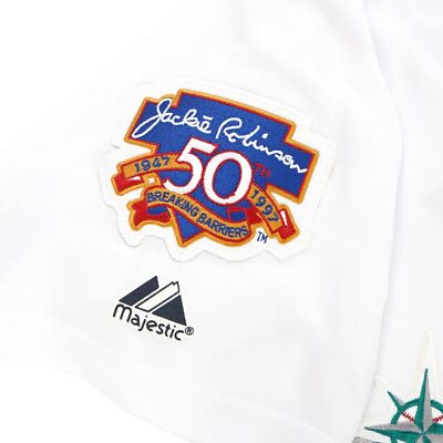 Randy Johnson Seattle Mariners 1997 Men's Home Jersey w/ Jackie