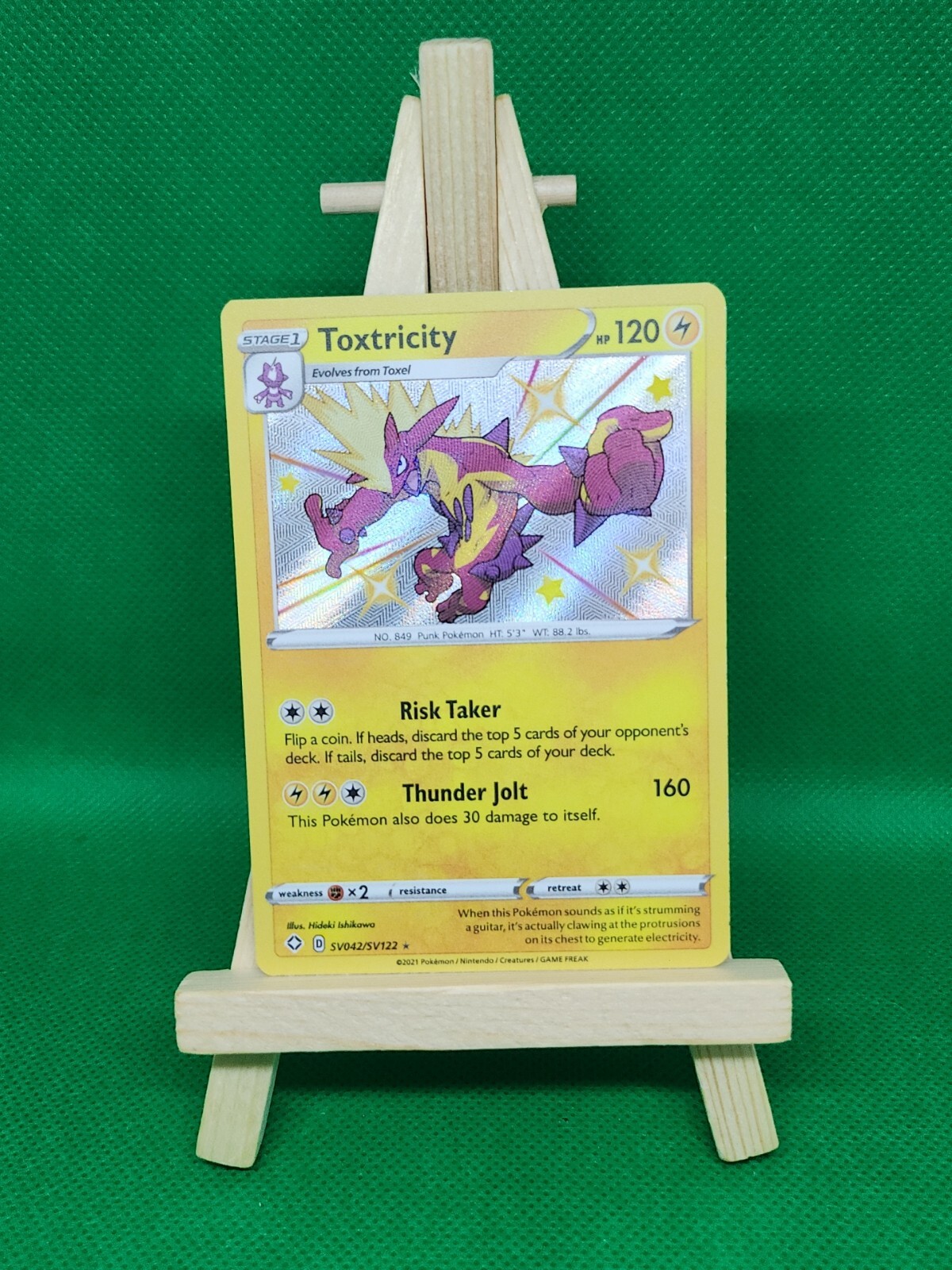Pokemon Shining Fates Shiny Vault Toxtricity SV042 NM