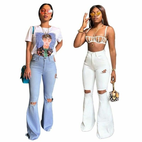 Bell-bottom Jeans Casual Denim Pants 
