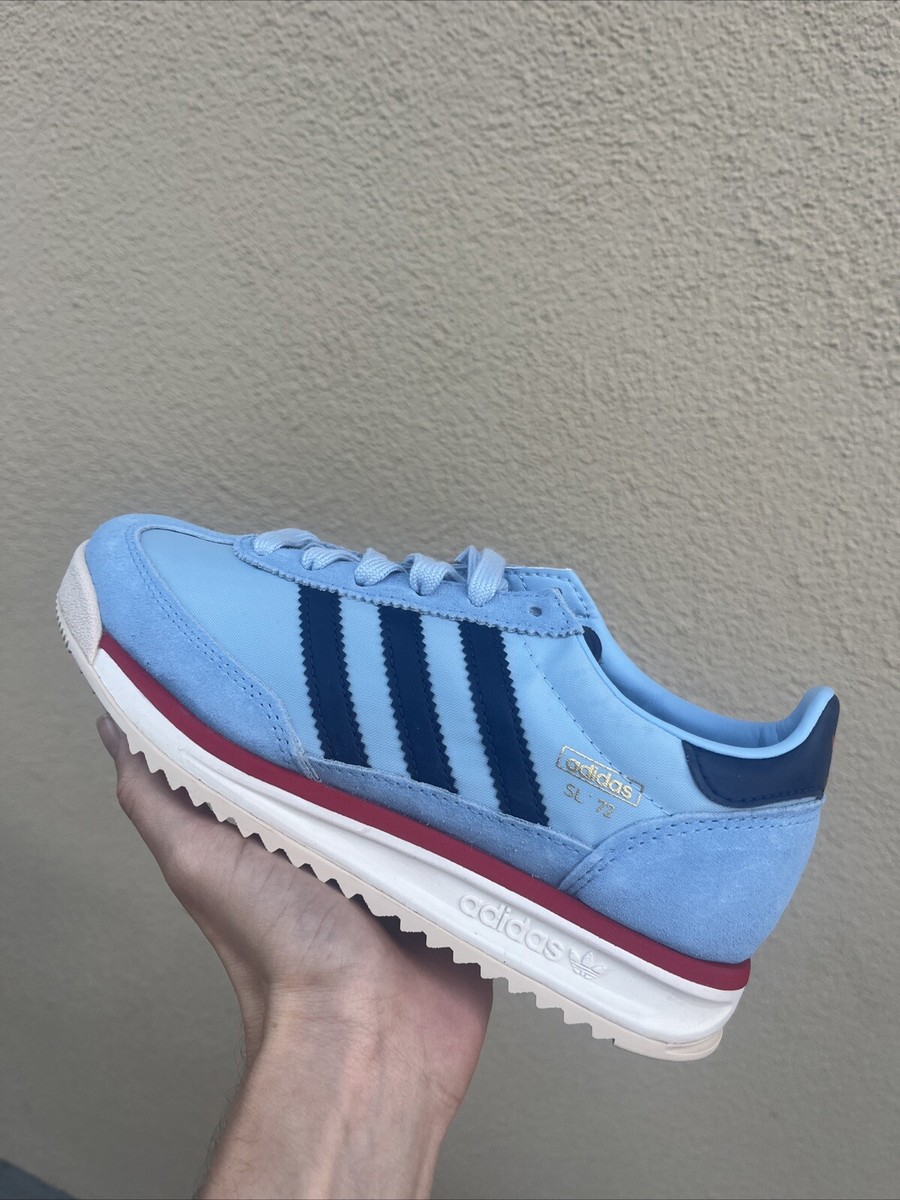 NEW Adidas SL72 RS Light Blue Scarlet - Men's Sizes 4.5, 5