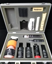 Genuine Porsche Tequipment Coupe Car Care Cleaning Kit Hard Case W/ Keys Shampoo