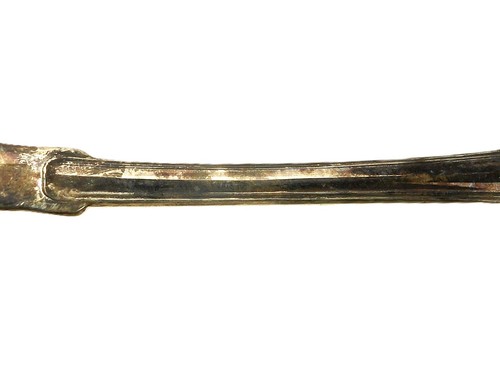 Silver Plated Pasta Scoop, Sheffield Silver Company, Shell & Thread Pattern - Picture 7 of 7