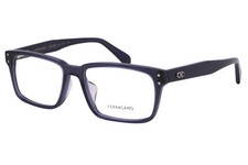 Salvatore Ferragamo SF3000LB 456 Eyeglasses Men's Transparent Blue Full Rim 57mm