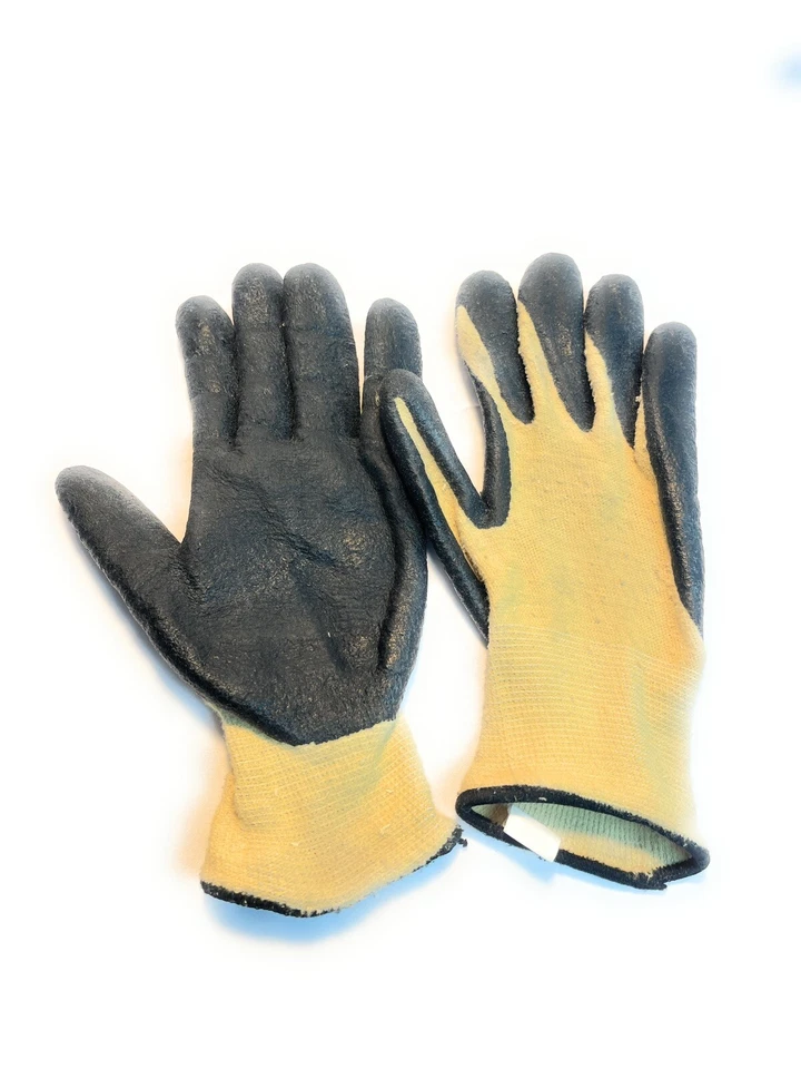Guantes de trabajo resistentes a cortes Grease Monkey revestimiento de nitrilo grandes nuevos Foto 3 de 4