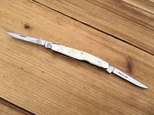 BOKER TREE BRAND 9572  MUSKRAT KNIFE  BONE HANDLE  NVKC 1988 CLUB KNIFE  GERMANY