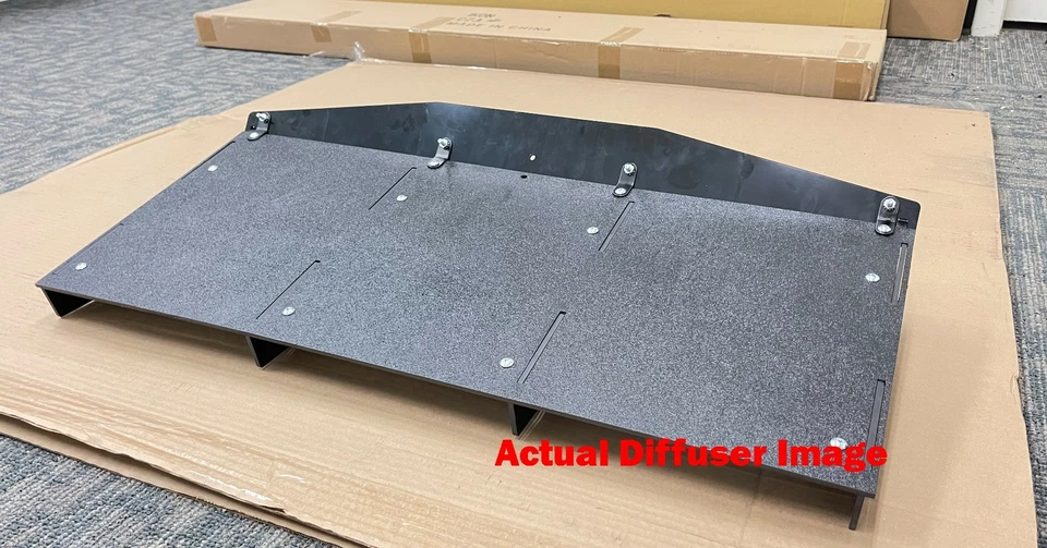 Parachoques trasero negro aletas de tiburón delantal divisor difusor valencia de ala para Hyundai Foto 2 de 4