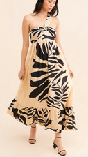 NEW ANTHROPOLOGIE LET ME BE ONE SHOULDER DRESS SZ XSP XS PETITE