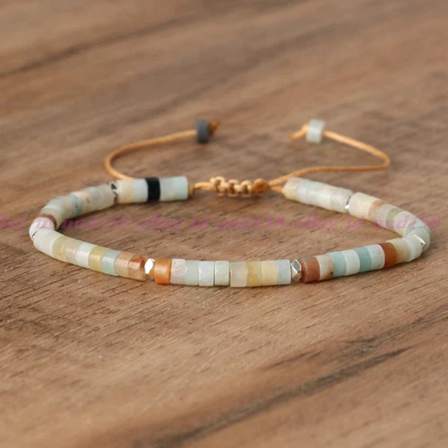Minimalist Dainty Crystal Assorted Natural Gemstone Beads Healing Reiki Bracelet - Picture 18 of 60