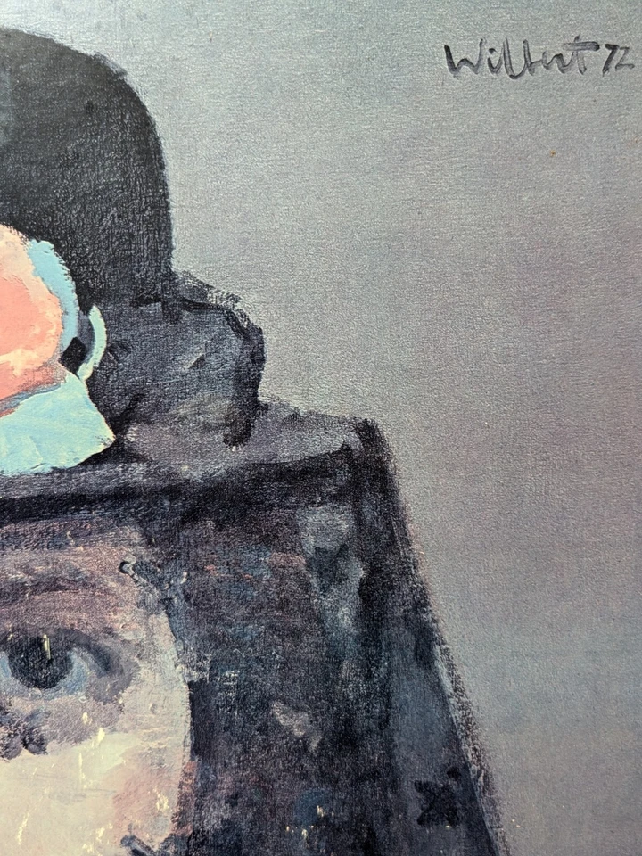 Robert Wilbert: La mujer - Litografía firmada; Galería Donald Morris (1972) Foto 3 de 4