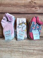 Cat  Jack Girls Sock Lot S Shoe Size 5.5-8.5 Knee High  Ankle 16 Pairs