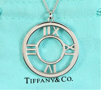 Tiffany Co Atlas 18K White Gold Roman 