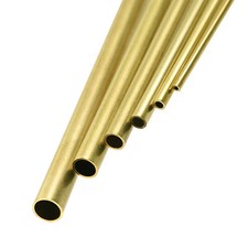 6 Stück Messingrohre 1,5 mm 2,5 mm 3,5 mm 4,...