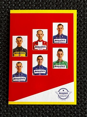 STICKER VIGNETTE PANINI TEAM QUICK STEP DECEUNINCK # 109 TOUR DE FRANCE 2019
