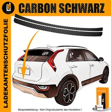 LACKSCHUTZFOLIE LADEKANTENSCHUTZ FÜR KIA NIRO (II) SG2 AB 2022 CARBON SCHWARZ