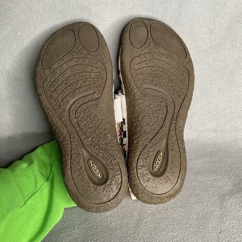 Sandali donna Keen Harvest Rice Bag tessuto slip on Mary Jane taglia 7 blu