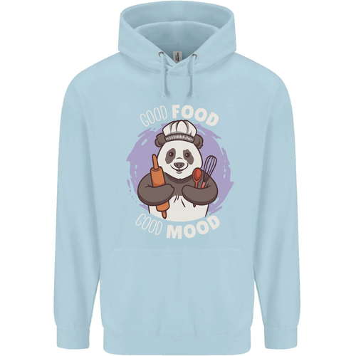 Good Food Good Mood Funny Panda Chef BBQ Childrens Kids Hoodie - Picture 57 of 74