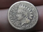 1861 Copper Nickel Indian Head Cent Penny- About Good Details