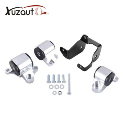 Billet Aluminum 2-Bolt Engine Motor Mount Kit For 1996-2000 Civic B/D-Series