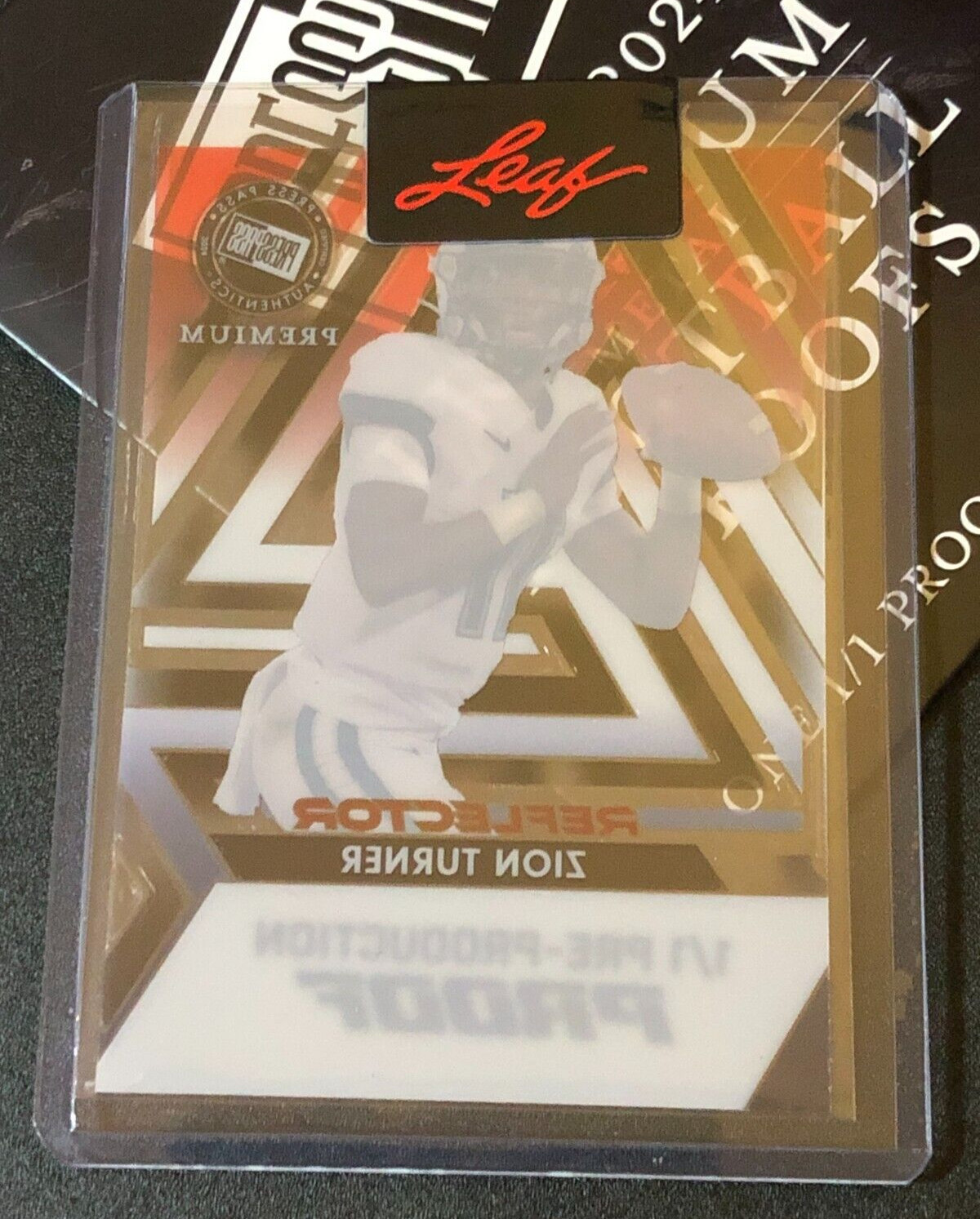 2024 Press Pass 🏈 ZION TURNER Reflector Rookie RC #1/1 Jax State GAMECOCKS