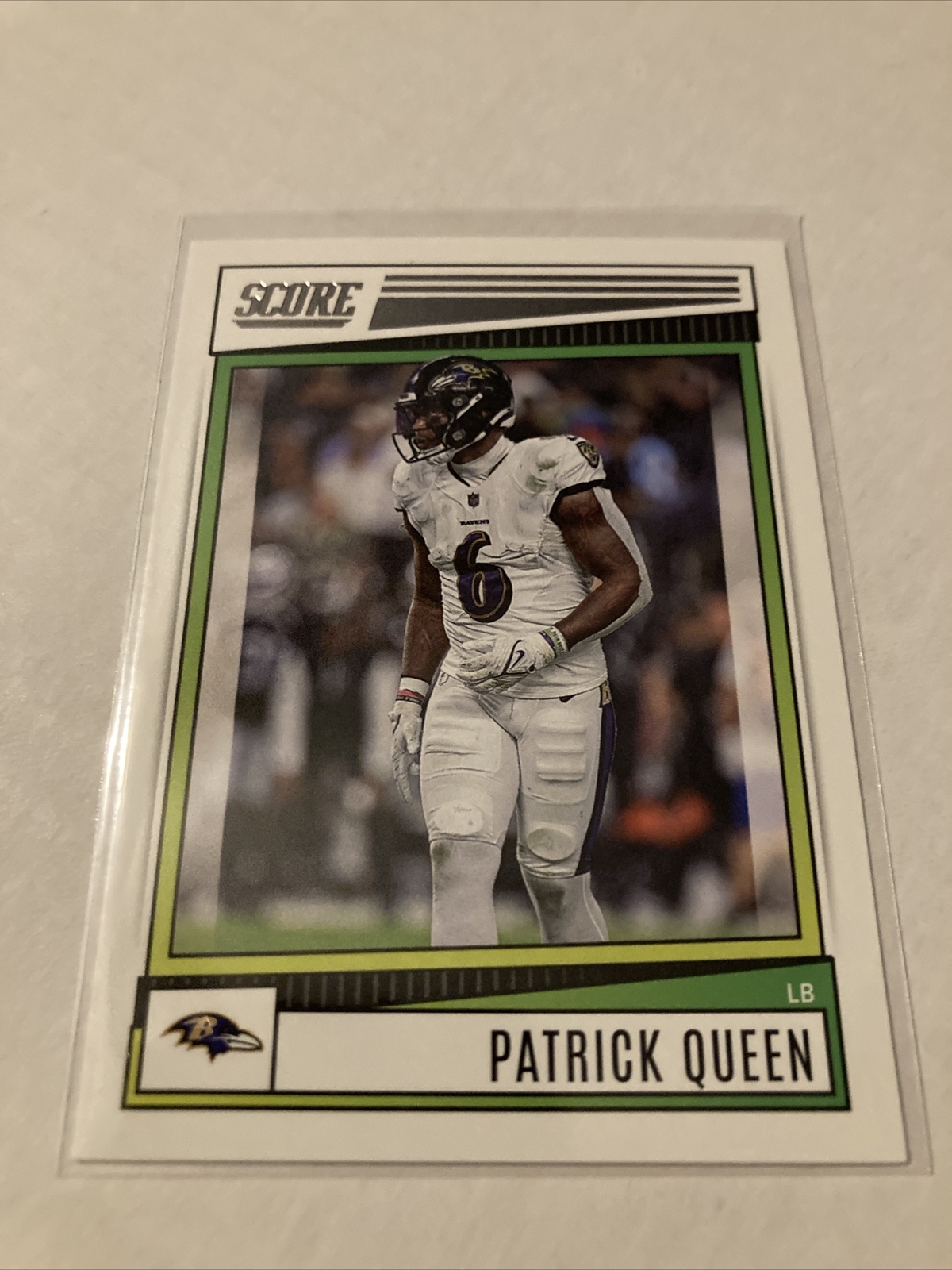 2022 Score Football #186 Patrick Queen Ravens