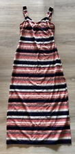 Michael Kors Pink And Blue Long Striped Dress