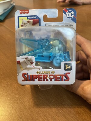 Fisher Price DC League Of Super Pets Krypto Die Cast Vehicle Mattel New