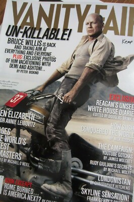 Vanity Fair US 6/2007 Queen Elizabeth ANNIE LEIBOVITZ Yoga BRUCE WILLIS Gummer
