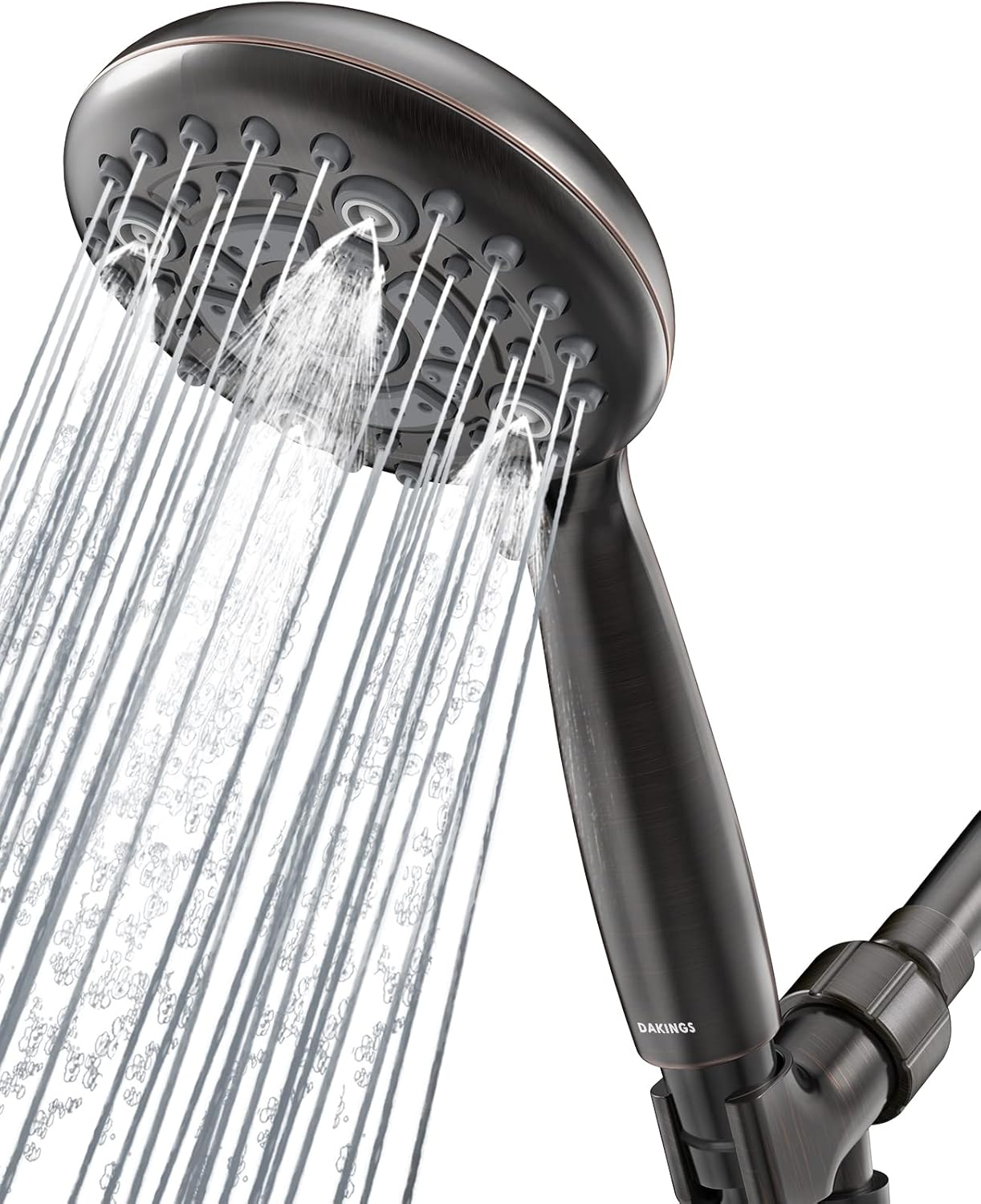 6 Spray Modes High Pressure Handheld Showerhead Set Upgraded 5 Inches Shower Hea