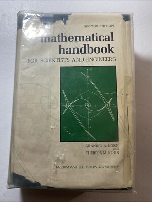 Mathematical Handbook for Scientists and Engineers Second Edition HC DJ 1968