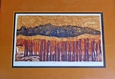 D Walmsley Original Signed Framed Colored Etching COA 2/5 Rare Limited Edition