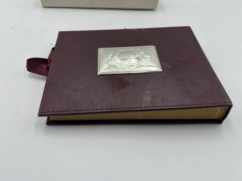 Album Fotografico 15x20 In Pelle E Argento Ag 925 NonSolo Argento Marrone - Immagine 4 di 4