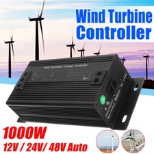 1000W 12/24/48V 25A Wind Turbine Generator Controller Battery Charging Regulator