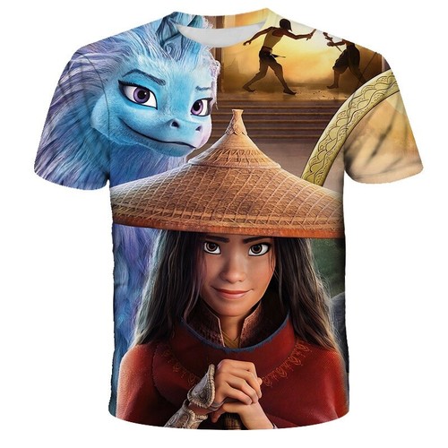 Comfortable And Stylish Raya And The Last Dragon 3d Print T-shirt For Kids - Picture 6 of 8