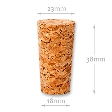 Homebrew Cork Bungs for Home Made Wine or Beer Fit Demijohn Bottle All Sizes