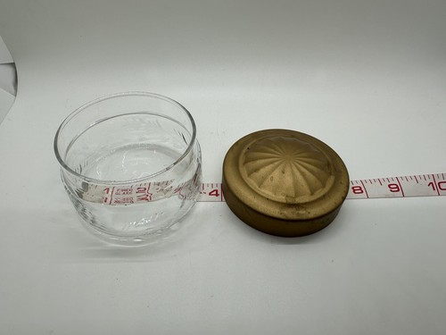 Kommode Glas mit goldfarbenem Deckel - Bild 7 von 10