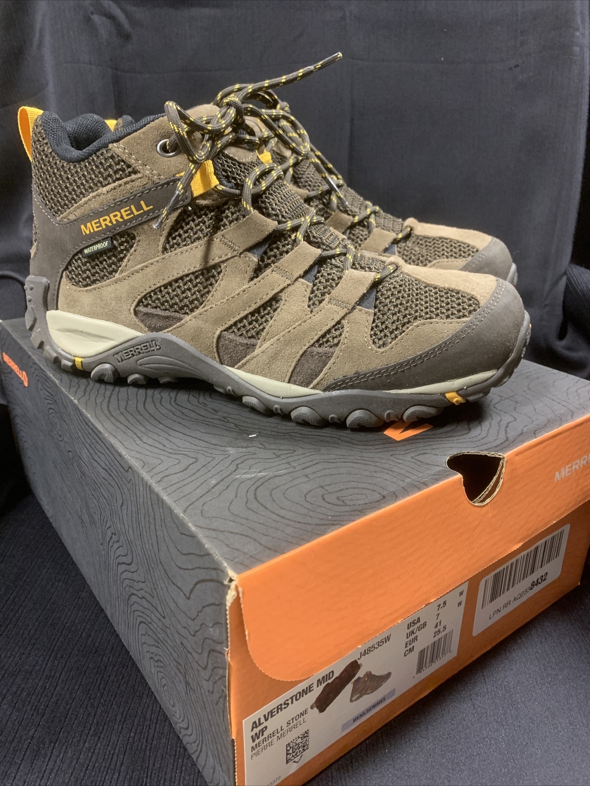 Mens Merrell J48535W Mid Waterproof 