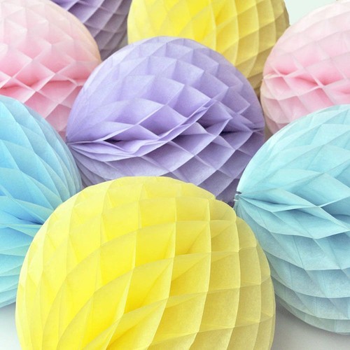 Birthday Honeycomb Balls Party Hanging Queens Jubilee GB Flower Paper Lantern - Picture 9 of 9