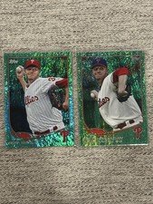Topps MLB Roy Halladay Philadelphia Phillies 2 Card Lot 2013 Checklist