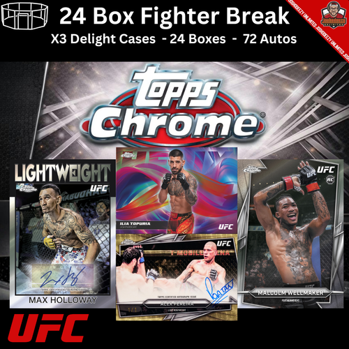 ELIJAH SMITH 2026 Topps Chrome UFC Delight Player Break 24 Box 3 Case 1904 - Picture 1 of 3