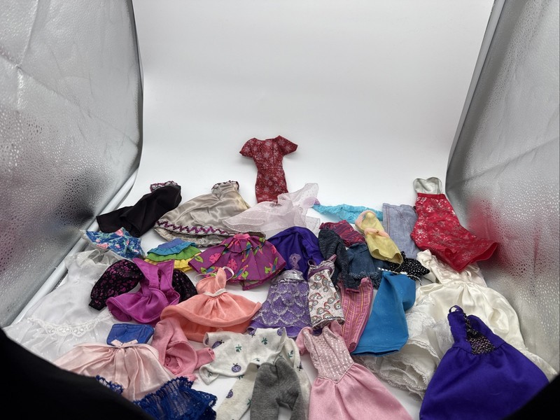Vintage  70s/80s / 90s Mattel Barbie Or Clone Fashion Outfits Lot 100 As Is