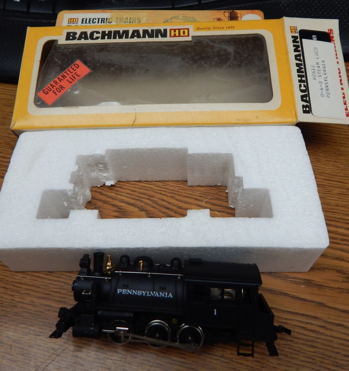 BACHMAN 0612 PENNSYLVANIA 0-6-0 SADDLE TANK LOCOMOTIVE ENGINE RUNS